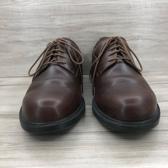 Dunham Oxford Shoes Mens 12 Burlington Brown Leather Waterproof main image 5